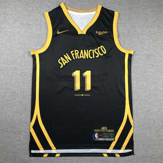 Men's Golden State Warriors Klay Thompson #11 Black 2023/24 Swingman Jersey - City Edition