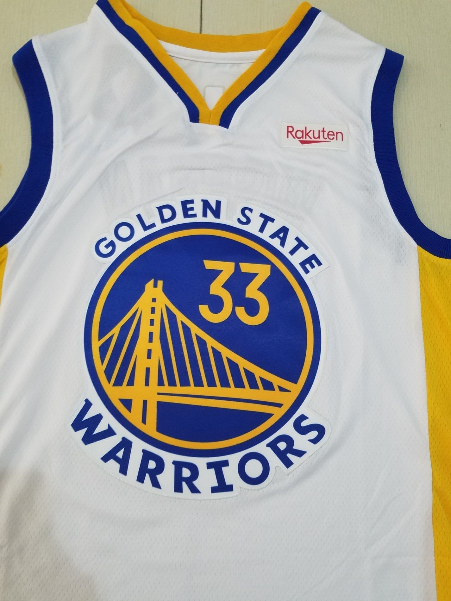 Men's Golden State Warriors James Wiseman White Fast Break Replica Player Jersey