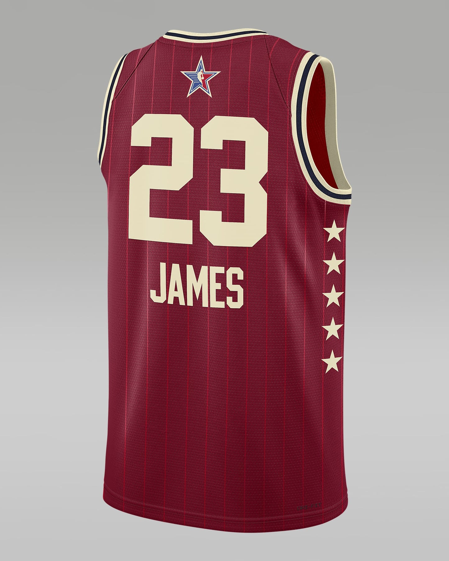 Unisex LeBron James Navy 2024 NBA All-Star Weekend Essential Jordan Dri-FIT NBA Swingman Jersey