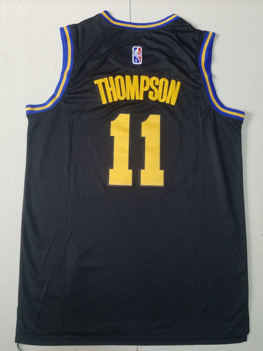 Men's Golden State Warriors Klay Thompson #11 City Edition Black Classic Jersey