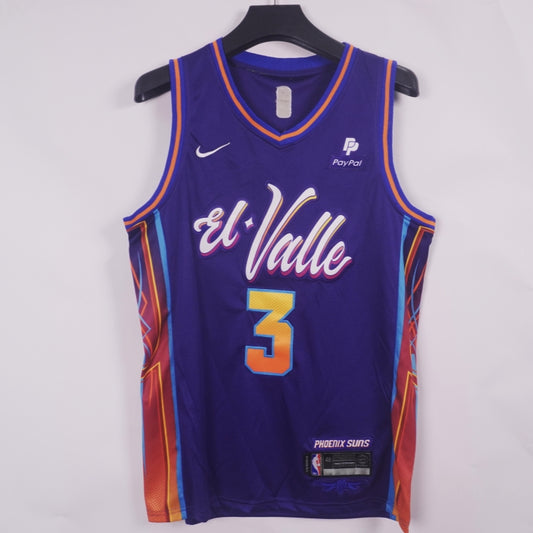 Herren Phoenix Suns Chris Paul #3 Lila 2023/24 Swingman-Trikot – City Edition