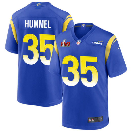 Jake Hummel Los Angeles Rams Nike Super Bowl LVI Game Jersey - Royal