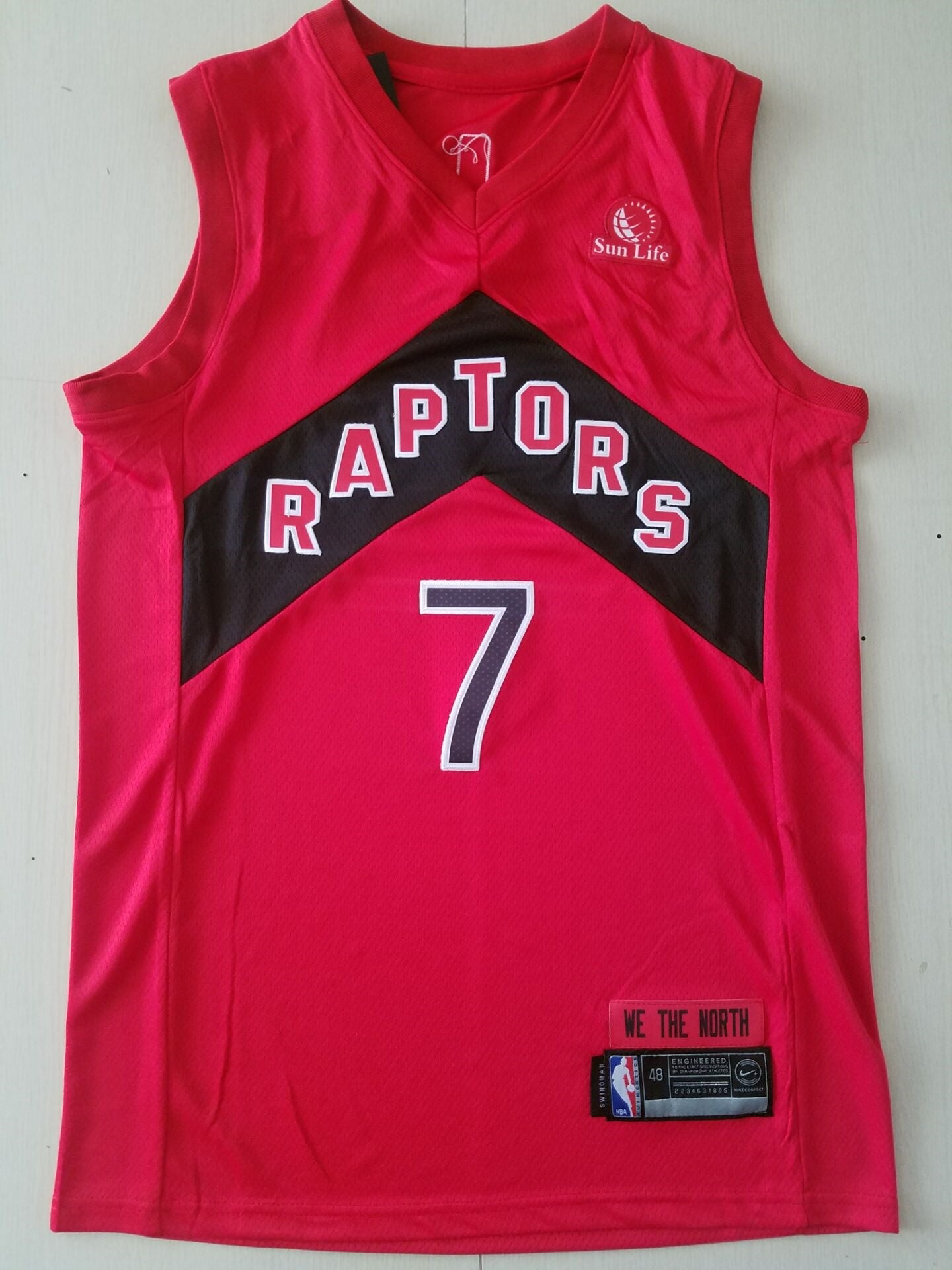 Men's Toronto Raptors Kyle Lowry Red 2021/22 Diamond Swingman Custom Jersey