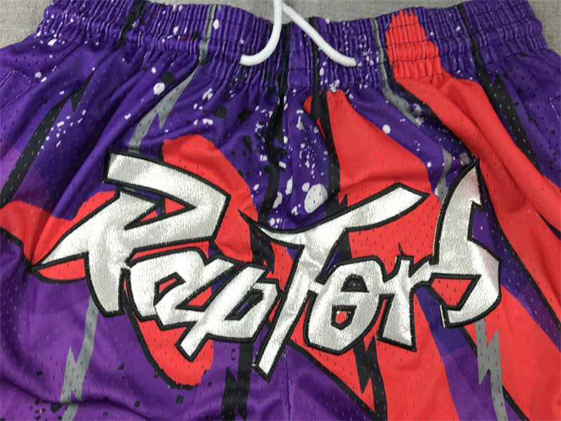 Men's Toronto Raptors Purple Swingman Pocket Shorts