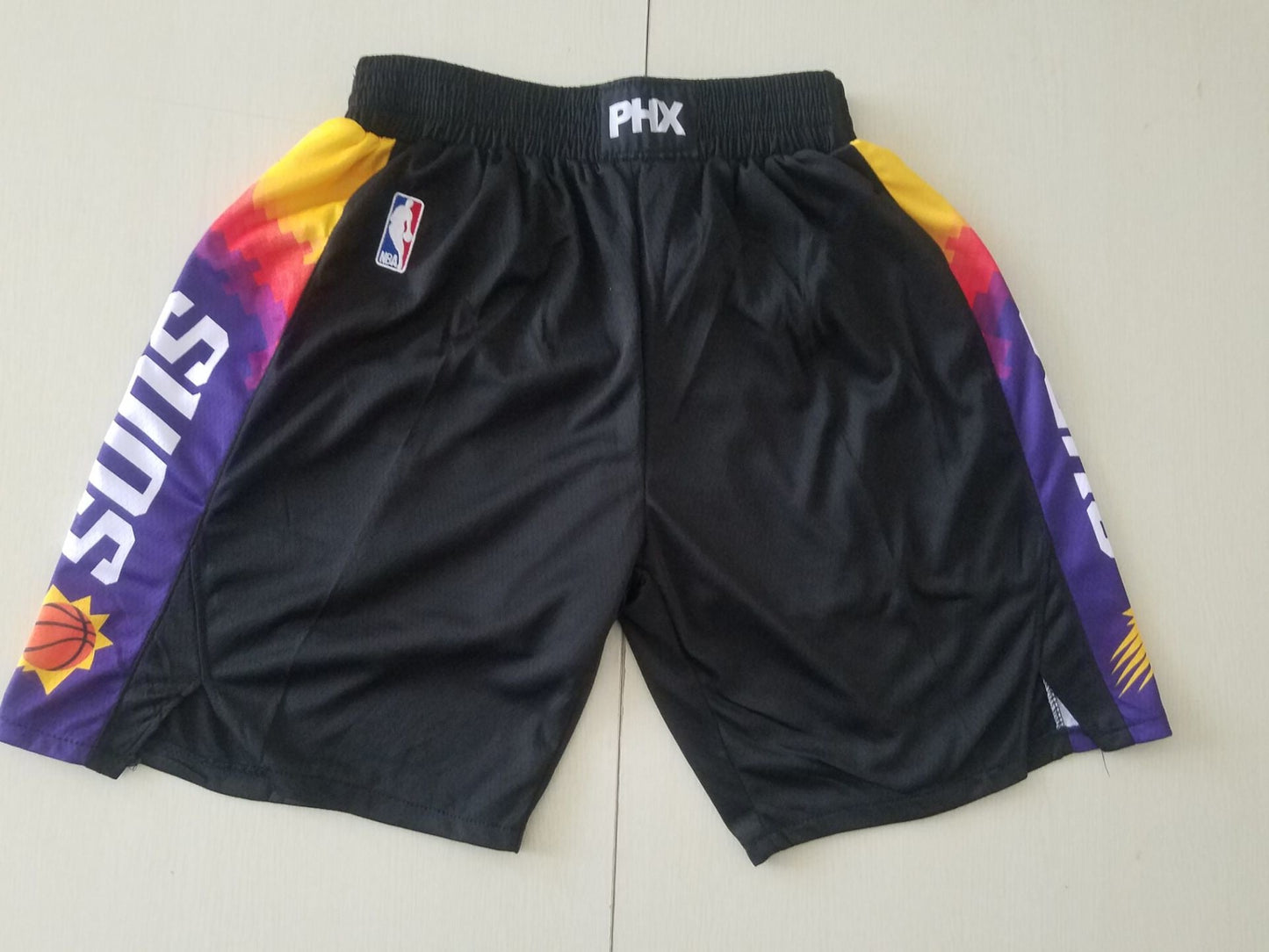 Schwarze New City Edition-Basketballshorts der Phoenix Suns für Herren