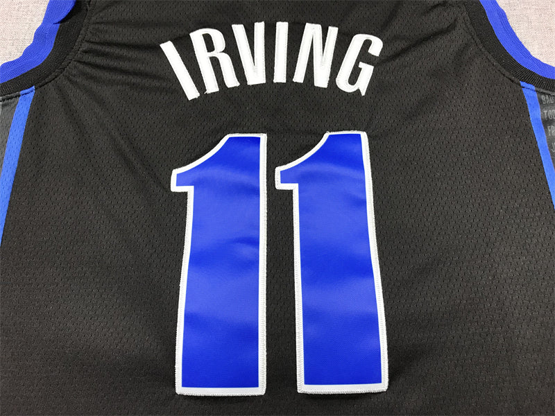 Herren Dallas Mavericks Kyrie Irving #11 Schwarzes 2023/24 Swingman-Trikot – City Edition