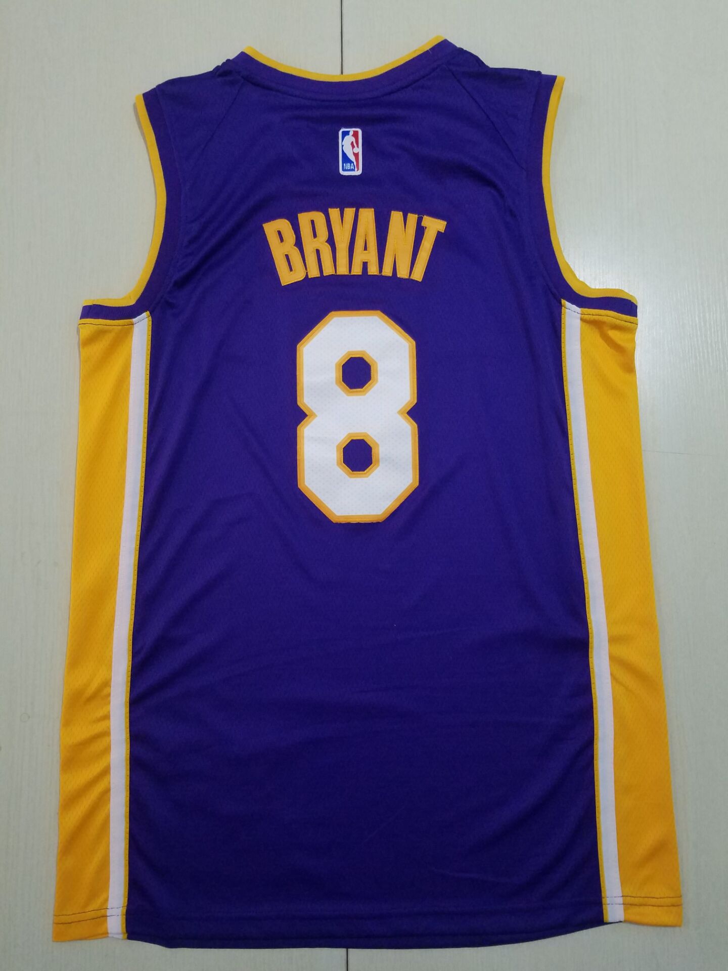 Men's Los Angeles Lakers Kobe Bryant Purple #8 Swingman Player Jersey