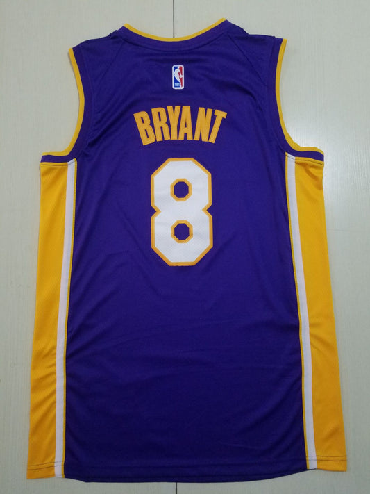 Men's Los Angeles Lakers Kobe Bryant Purple #8 Swingman Player Jersey