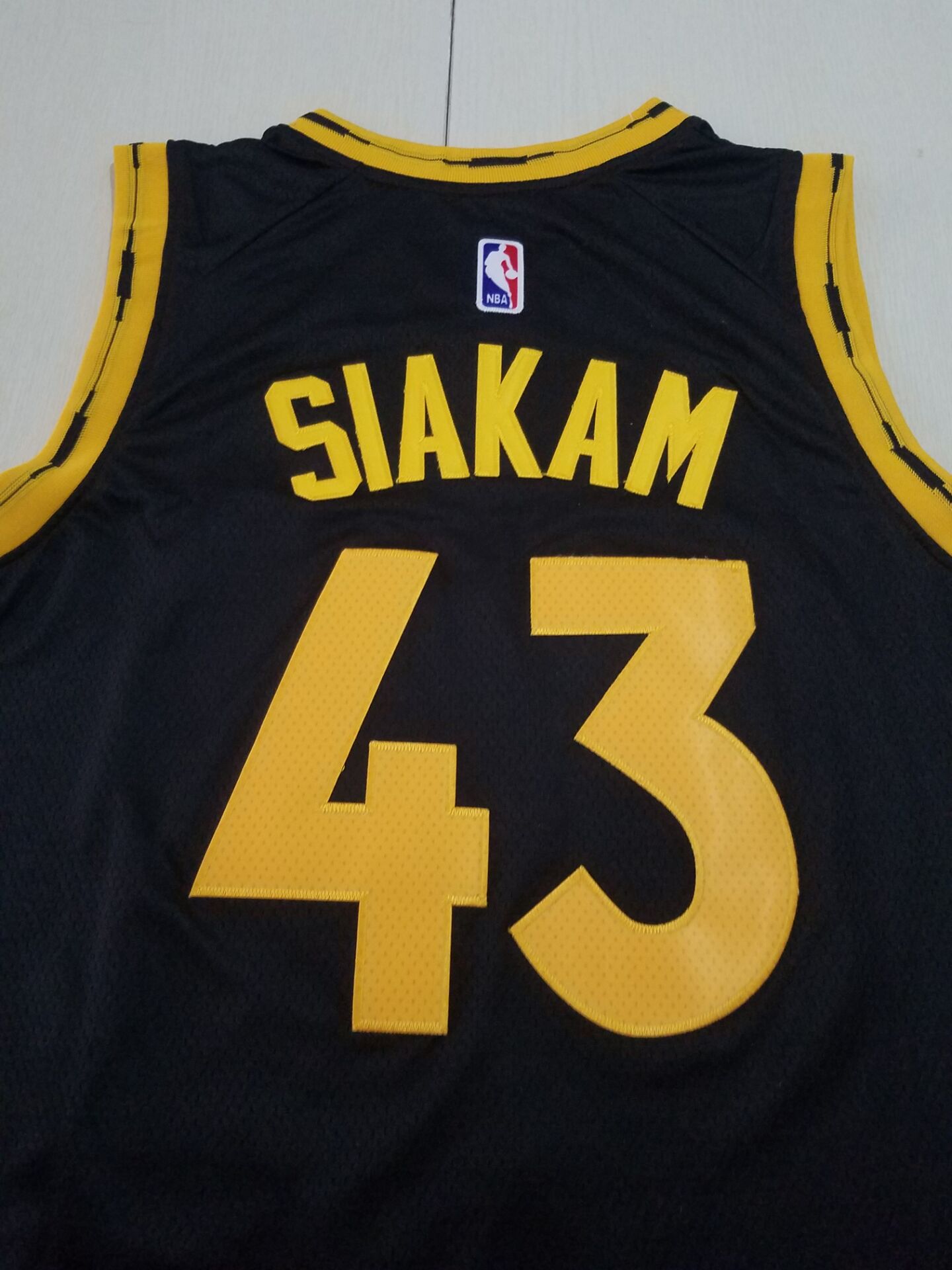 Men's Toronto Raptors Pascal Siakam Black 2020/21 Fast Break Player Jersey