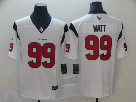 Men's Houston Texans J.J. Watt #99 White Game Player Jersey