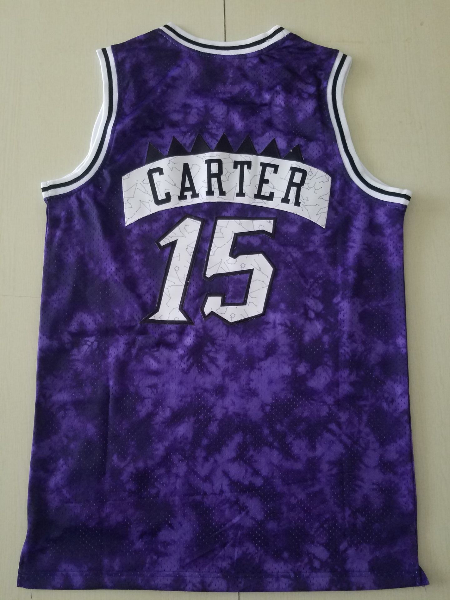 Men's Toronto Raptors Vince Carter Purple Galaxy Swingman Jersey