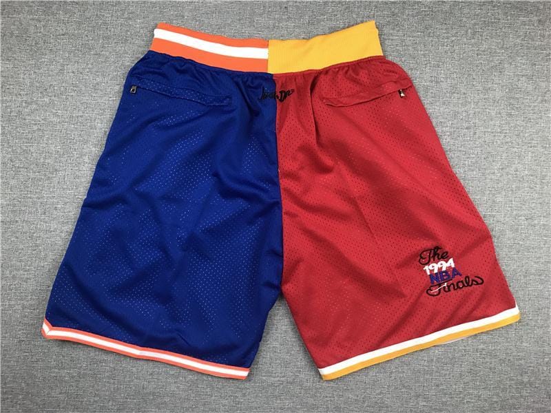 1994 NBA Finals Basketball Shorts Houston Rockets & New York Knicks