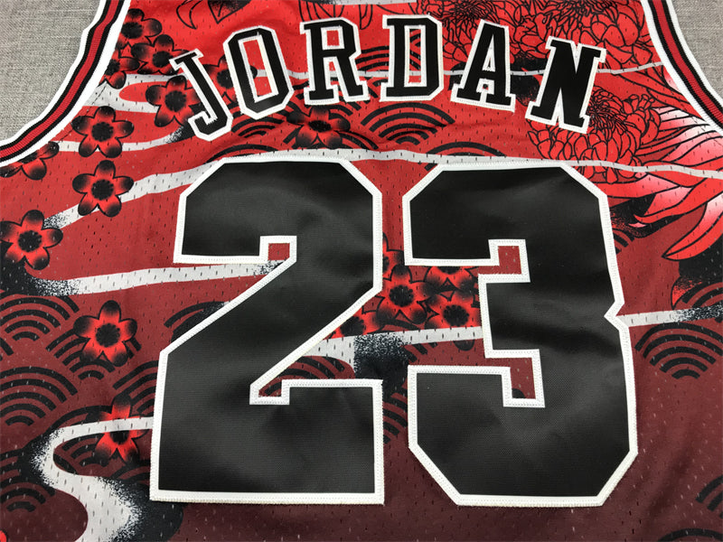 Chicago Bulls Michael Jordan #23 Year of Rabbit Edition Hardwood Classics Swingman-Trikot für Herren