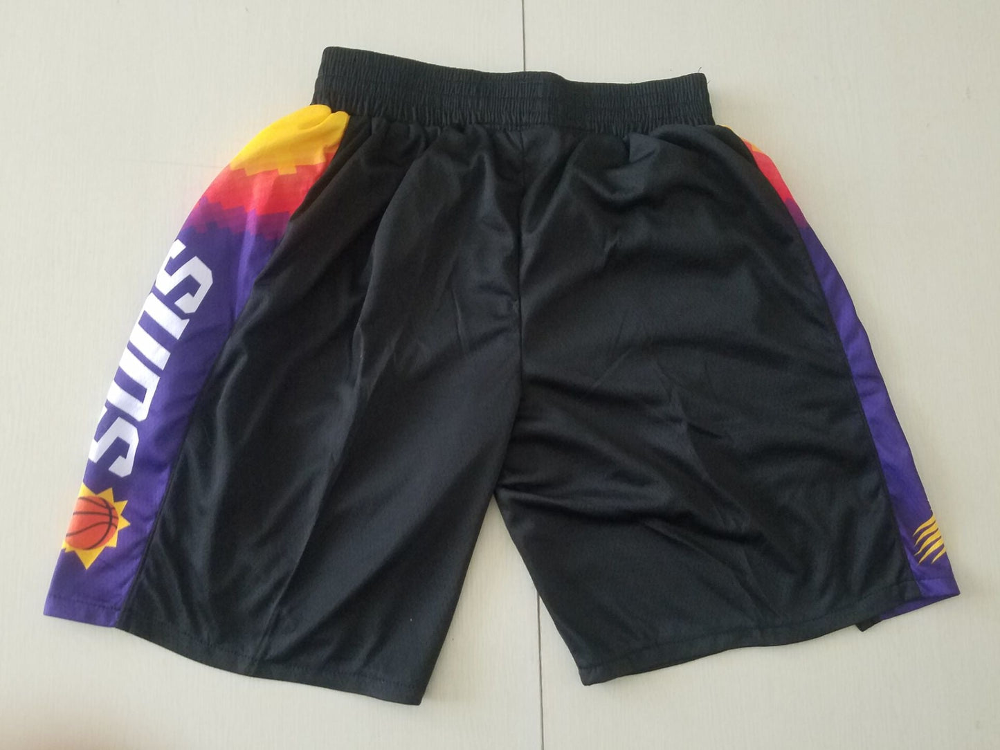 Schwarze New City Edition-Basketballshorts der Phoenix Suns für Herren