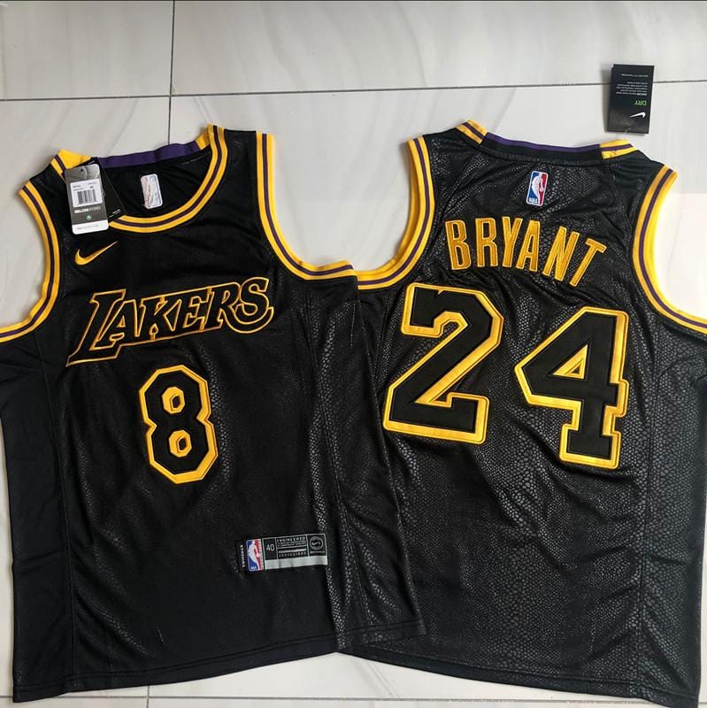 Kobe Bryant #8 #24 Los Angeles Lakers Mamba Edition Jersey