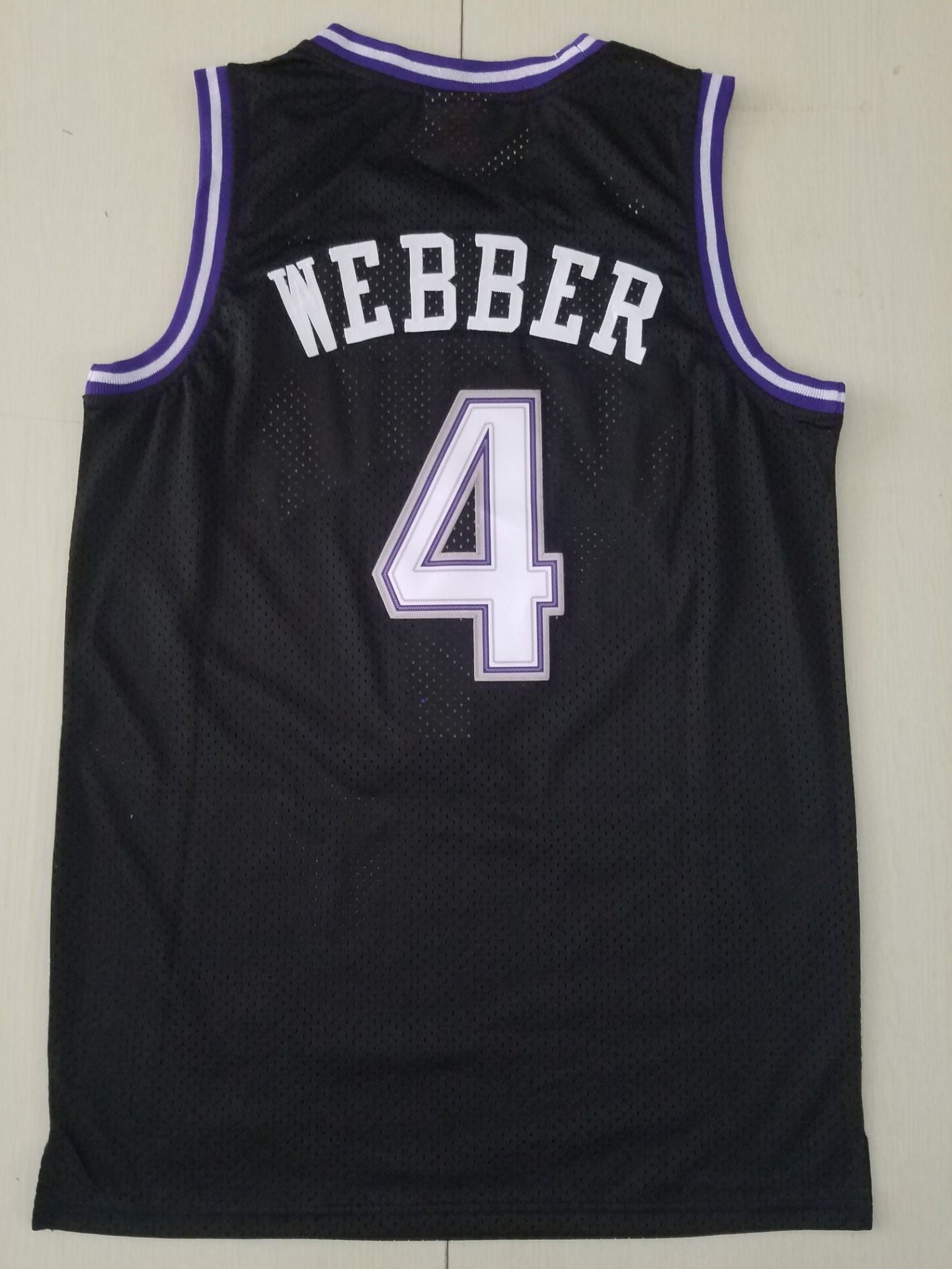 Men's Sacramento Kings Chris Webber Black Hardwood Classics Swingman Jersey