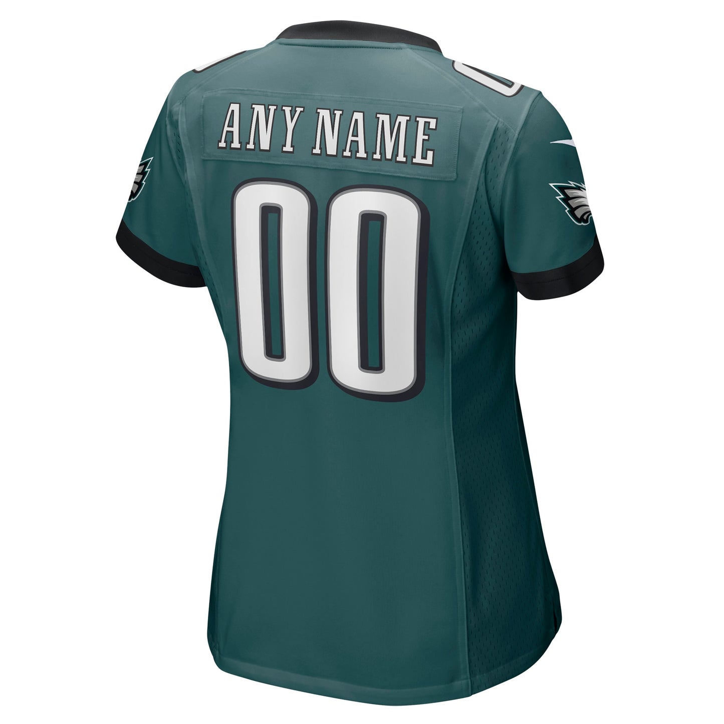 Philadelphia Eagles Nike Super Bowl LVII Game Custom-Trikot für Frauen – Mitternachtsgrün