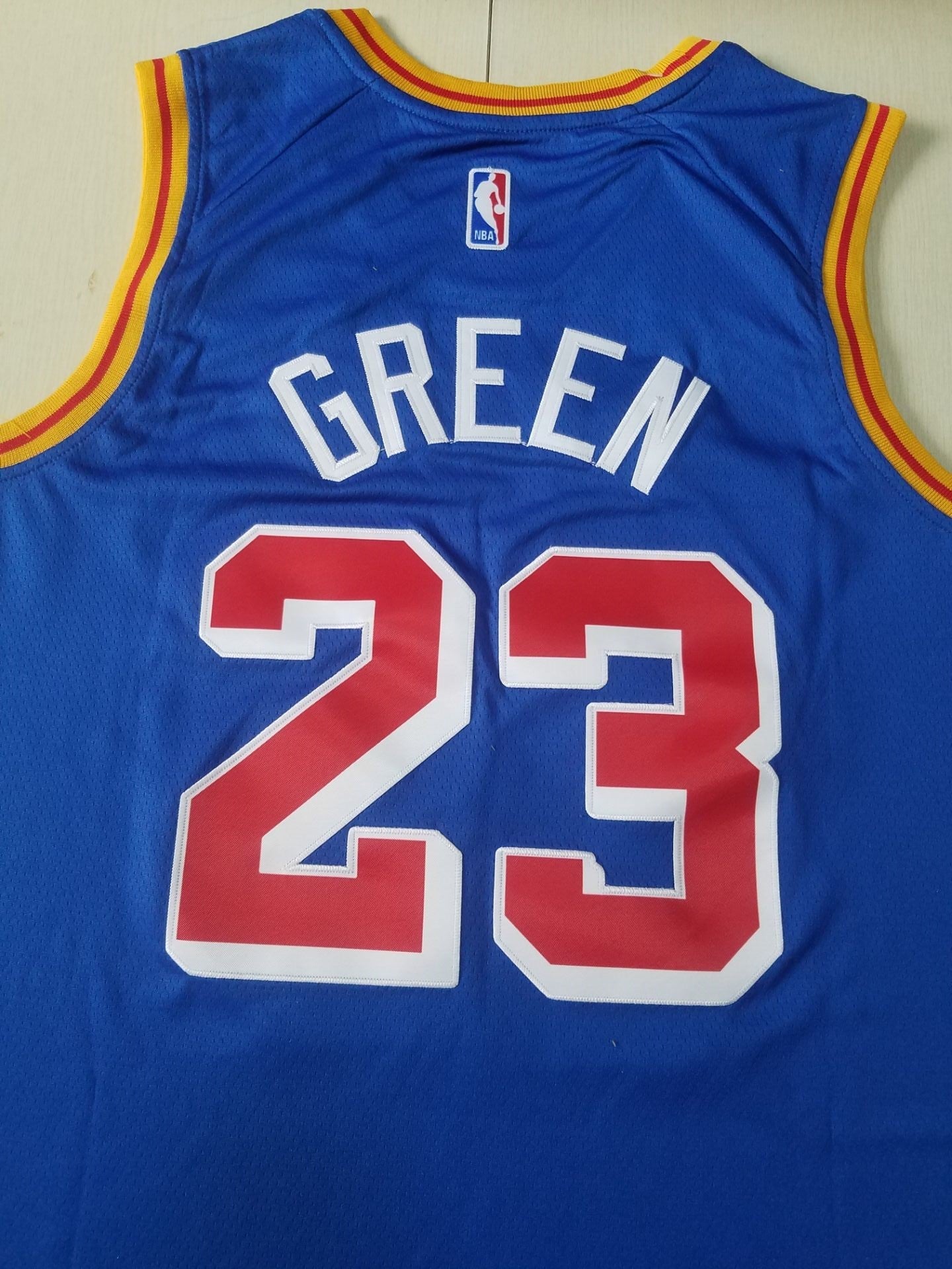 Men's Golden State Warriors Draymond Green #23 Blue Swingman Jersey