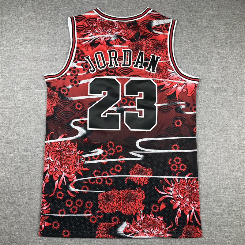 Chicago Bulls Michael Jordan #23 Year of Rabbit Edition Hardwood Classics Swingman-Trikot für Herren