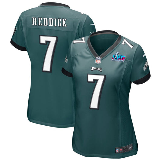 Haason Reddick Philadelphia Eagles Nike Women's Super Bowl LVII Game Jersey - Midnight Green