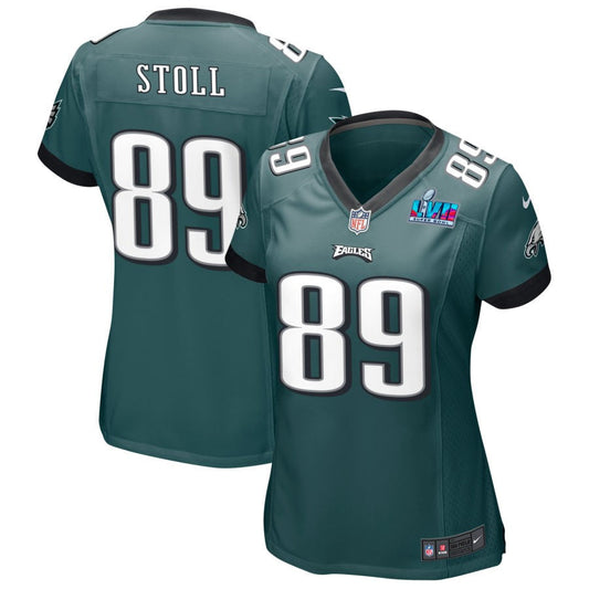 Jack Stoll Philadelphia Eagles Nike Women's Super Bowl LVII Game Jersey - Midnight Green