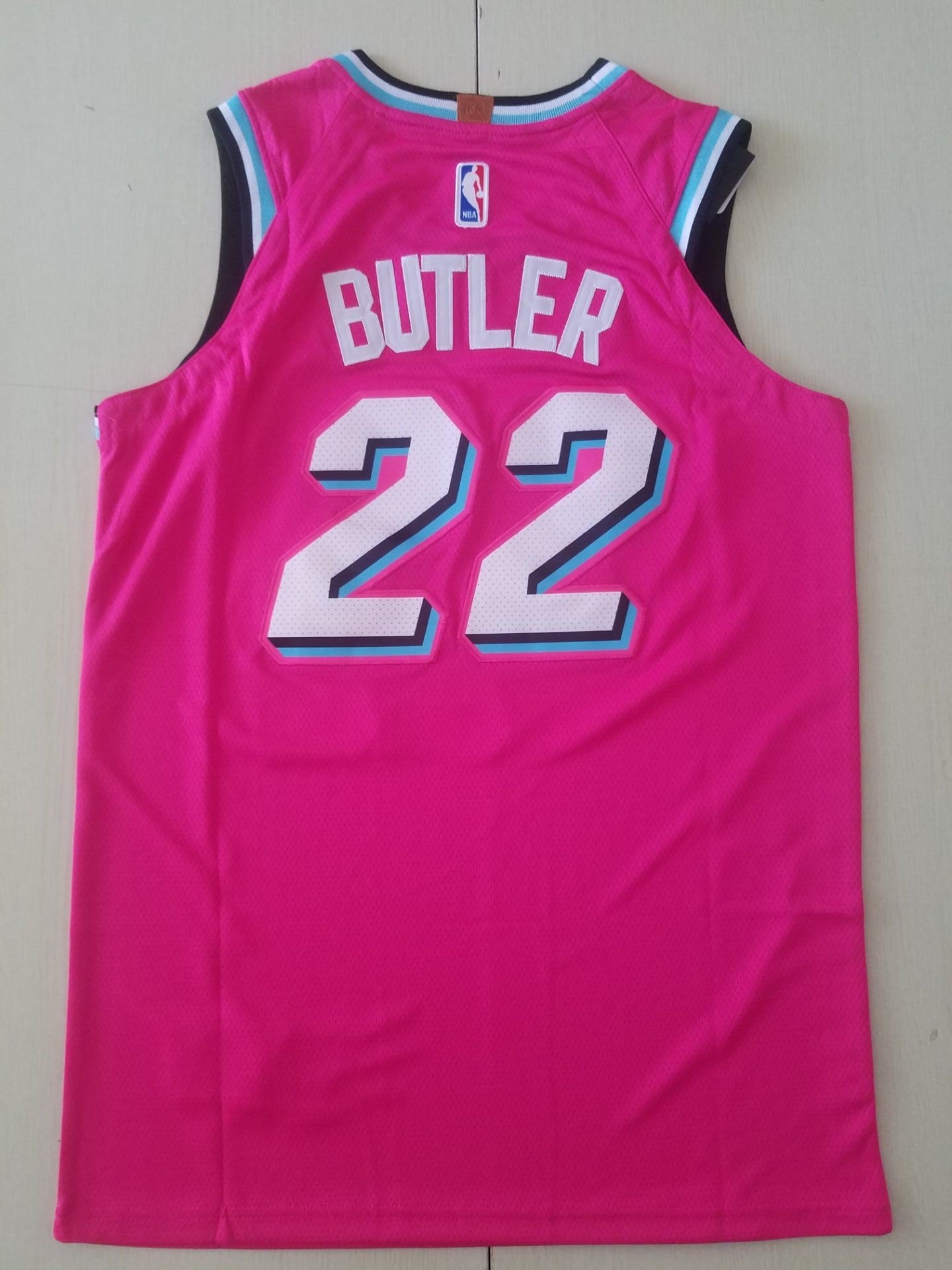 Men's Miami Heat Jimmy Butler #22 NBA Pink Swingman Jersey