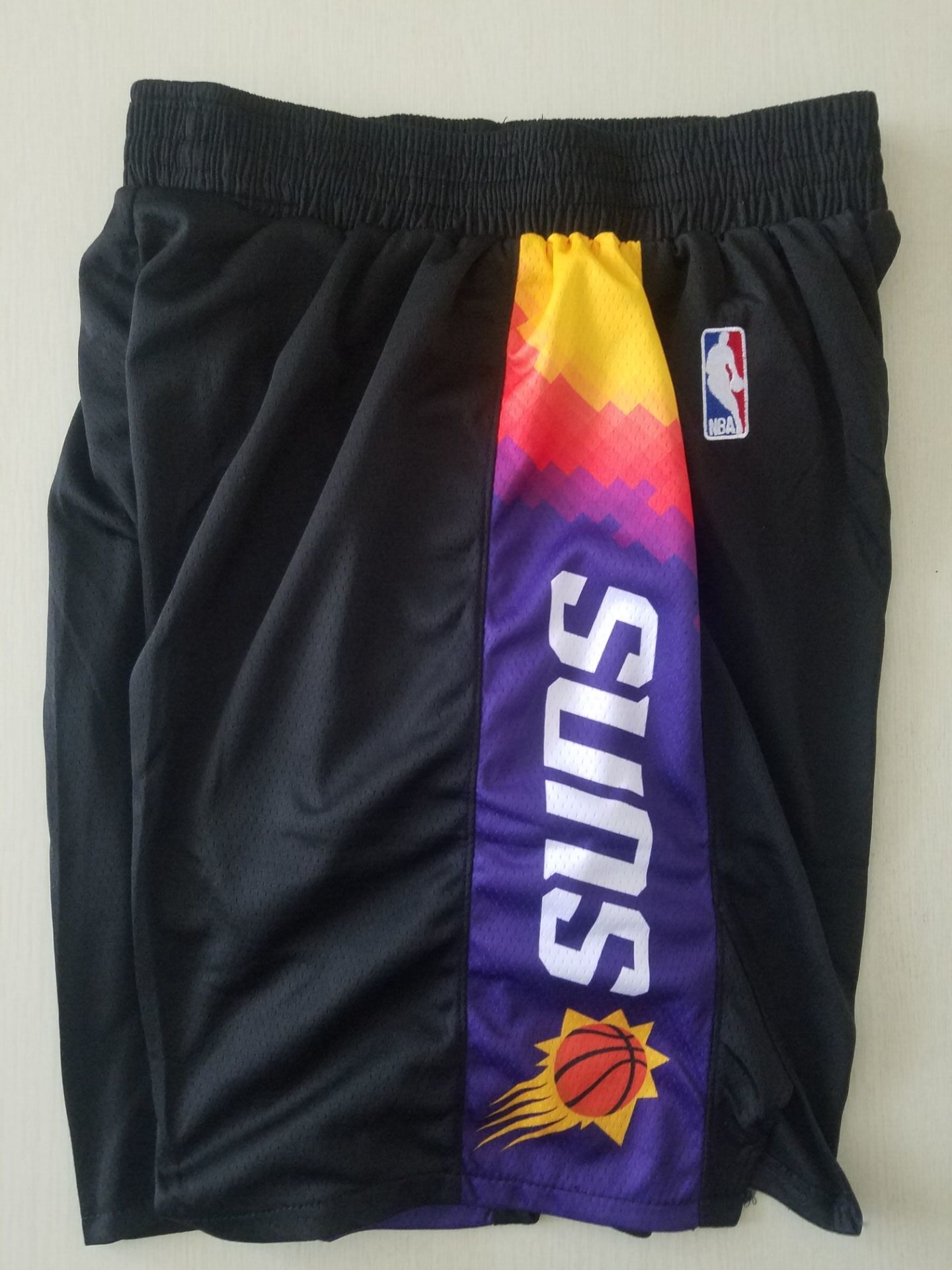 Schwarze New City Edition-Basketballshorts der Phoenix Suns für Herren