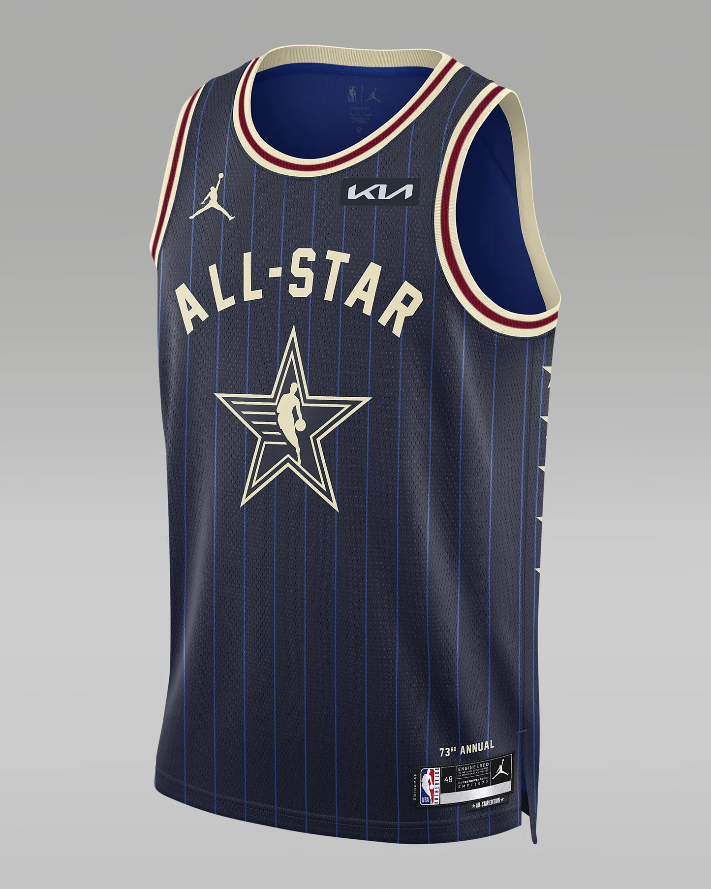 Unisex Trae Young Navy 2024 NBA All-Star Weekend Essential Jordan Dri-FIT NBA Swingman Jersey