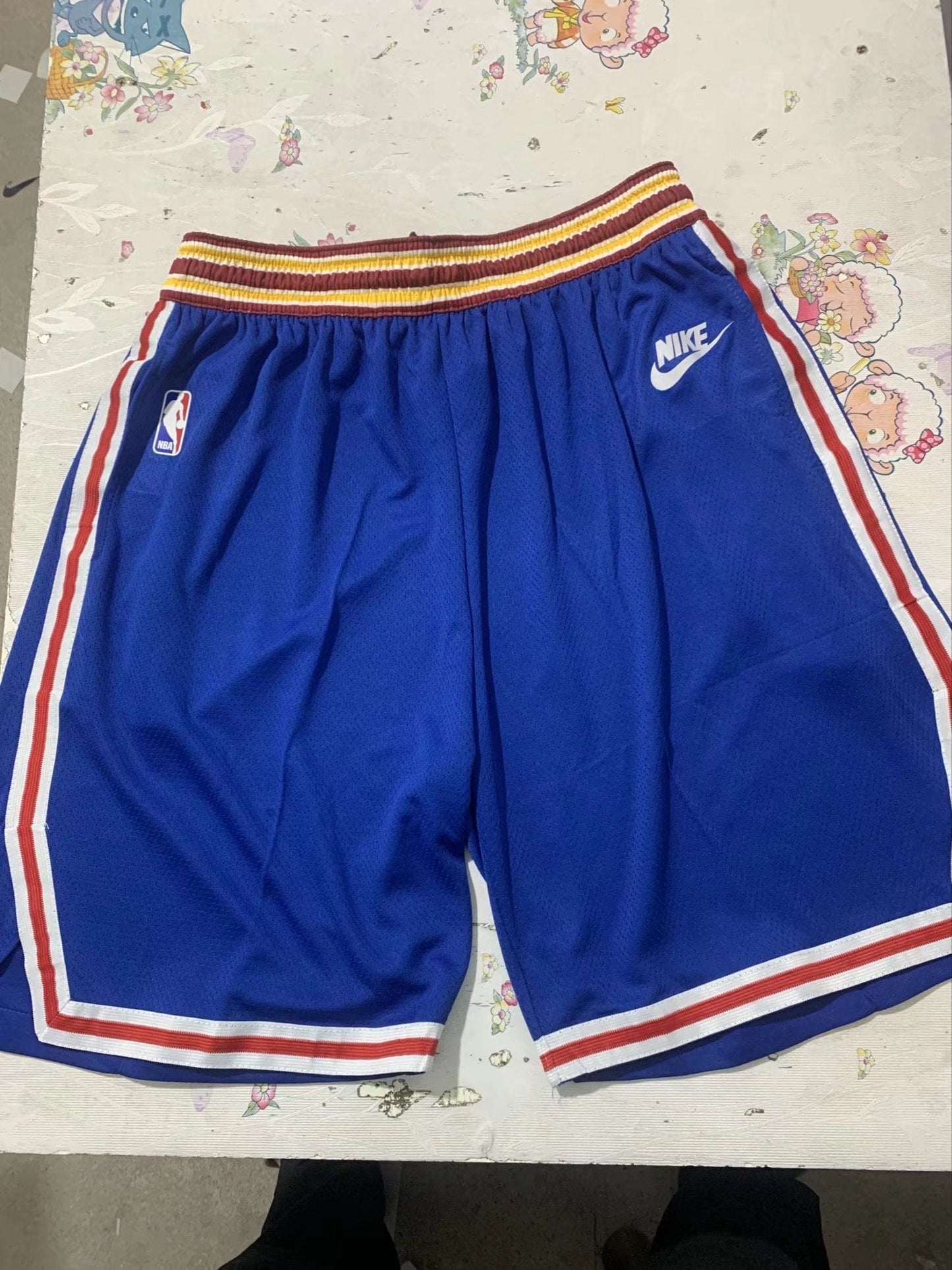 Golden State Warriors 75th Anniversary Basketball Shorts