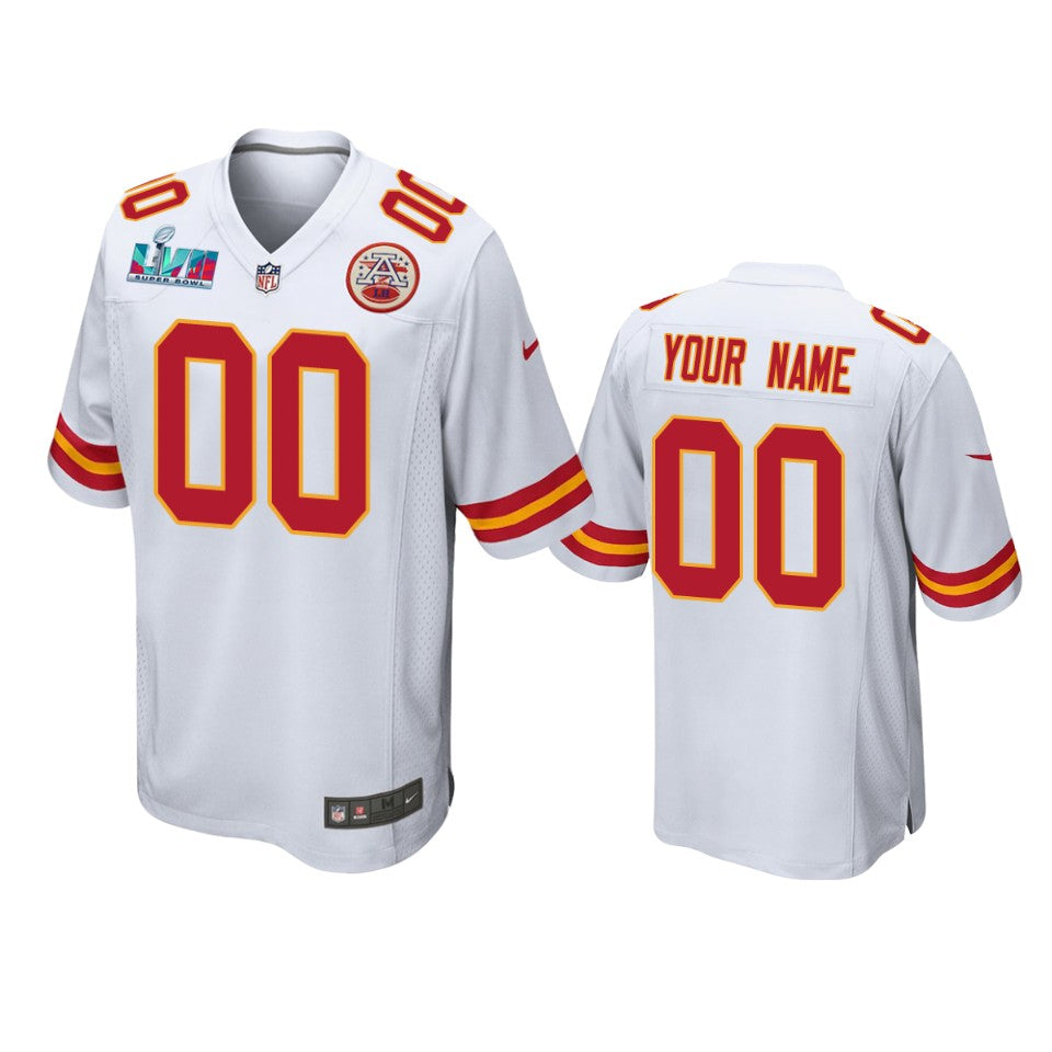 Maßgeschneidertes Super Bowl-Trikot der Kansas City Chiefs