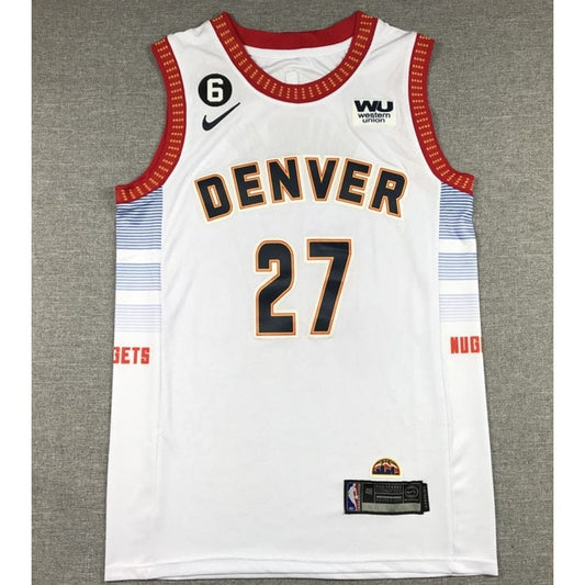 Denver Nuggets 27 Jamal Murray embroidery city jersey