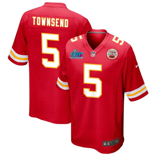 Tommy Townsend Kansas City Chiefs Nike Super Bowl LVII Game Jersey - Red