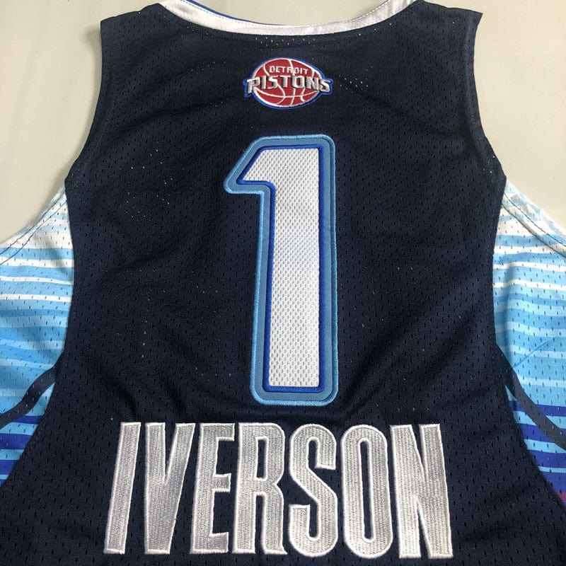 Allen Iverson Detroit Pistons 2009 All-Star East Jersey