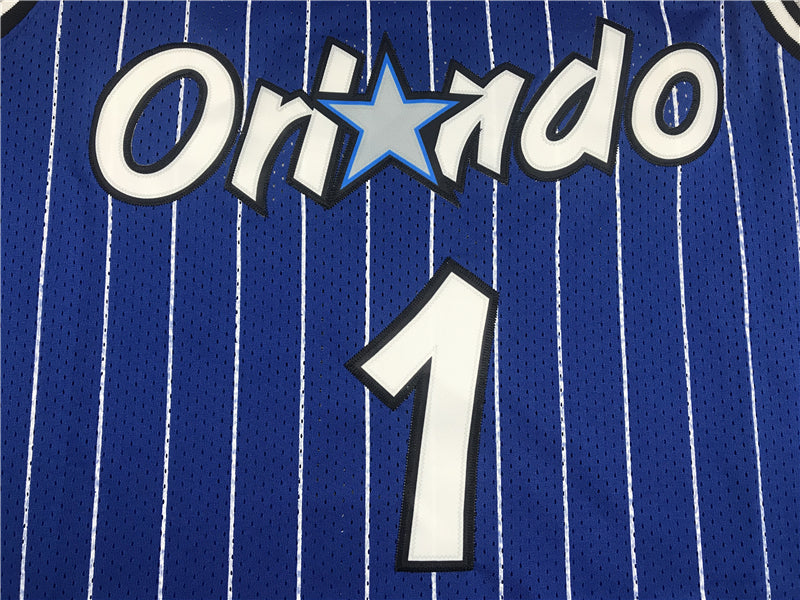 Men's Orlando Magic Penny Hardaway #1 Blue Hardwood Classics Swingman Jersey