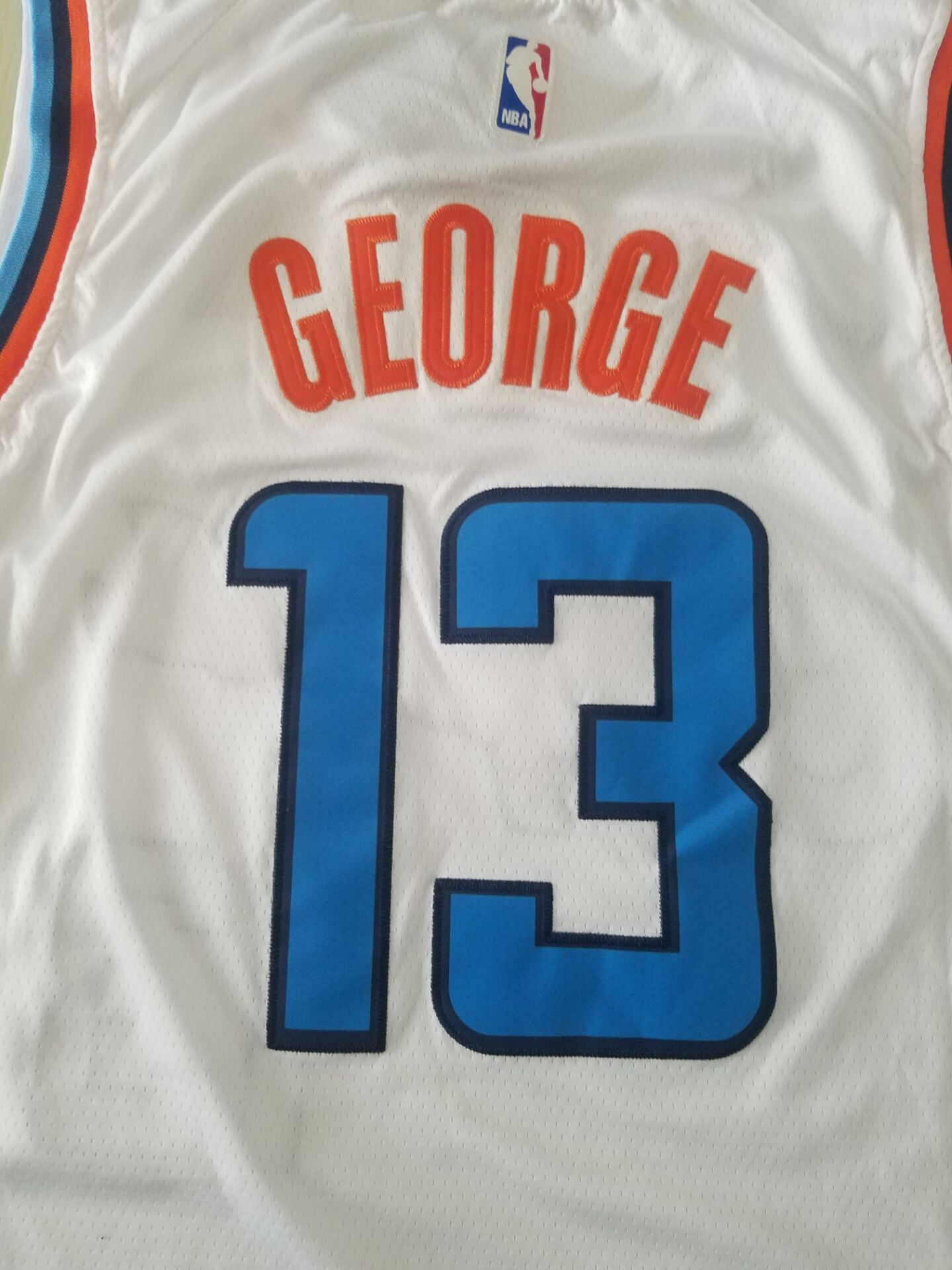 Weißes Classics-Trikot der LA Clippers Paul George #13 für Herren