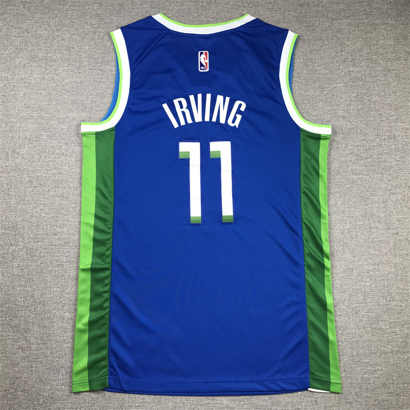 Men's Dallas Mavericks Kyrie Irving #11 Blue 2022/23 Fastbreak Jersey - City Edition