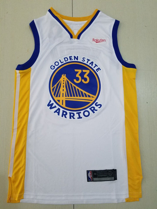 Weißes James Wiseman Fast Break Replica-Spielertrikot der Golden State Warriors für Herren