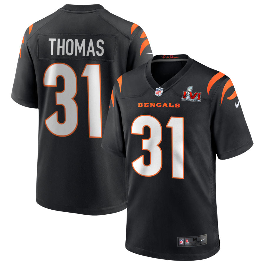 Michael Thomas Cincinnati Bengals Nike Super Bowl LVI Spieltrikot – Schwarz