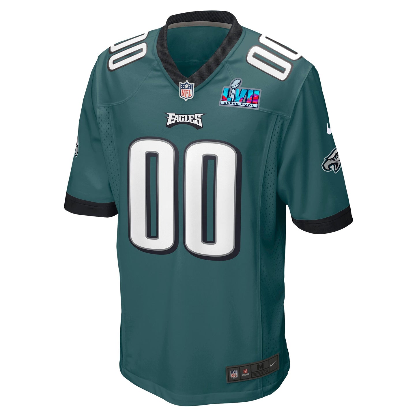 Philadelphia Eagles Nike Super Bowl LVII Game Custom Jersey - Midnight Green