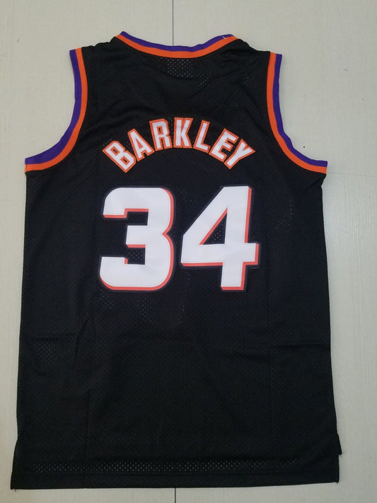 Men's Phoenix Suns Charles Barkley #34 Black 1992-93 Swingman Jersey