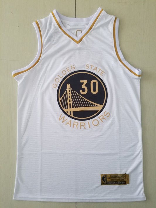 Stephen Curry #30 Swingman-Trikot der Golden State Warriors in Weiß für Herren