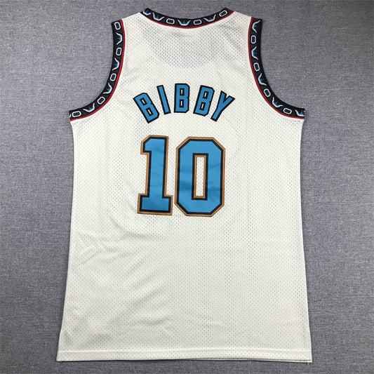 Memphis Grizzlies Mike Bibby #10 Cream Hardwood Classics Swingman-Trikot für Herren