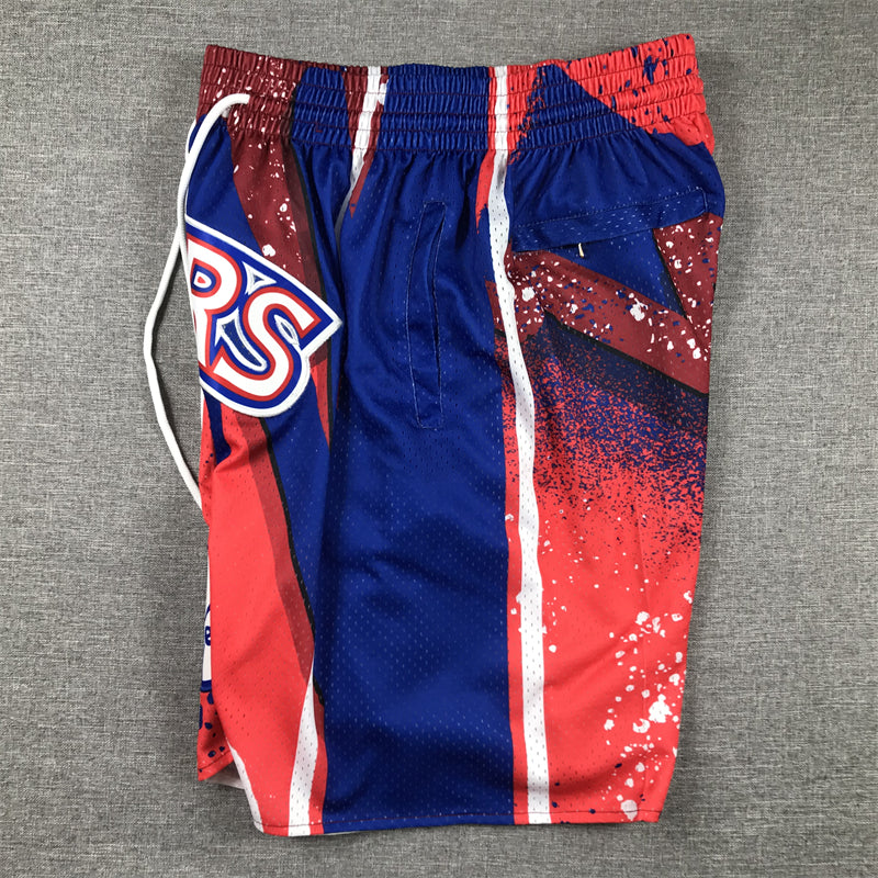 Men's Philadelphia 76ers Red Swingman Pocket Shorts