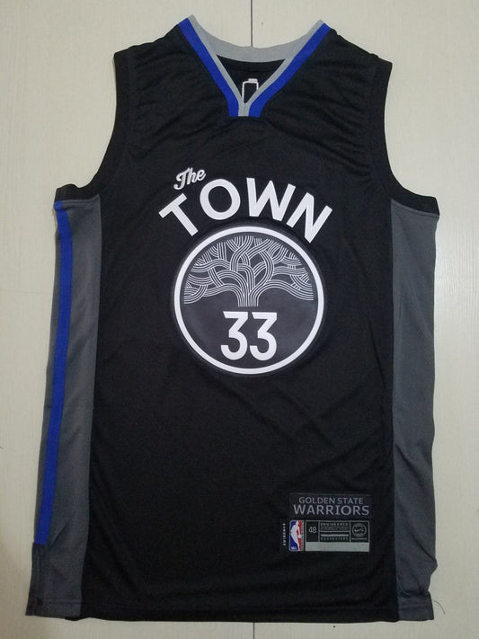 Herren Golden State Warriors James Wiseman #33 Schwarzes Swingman-Trikot