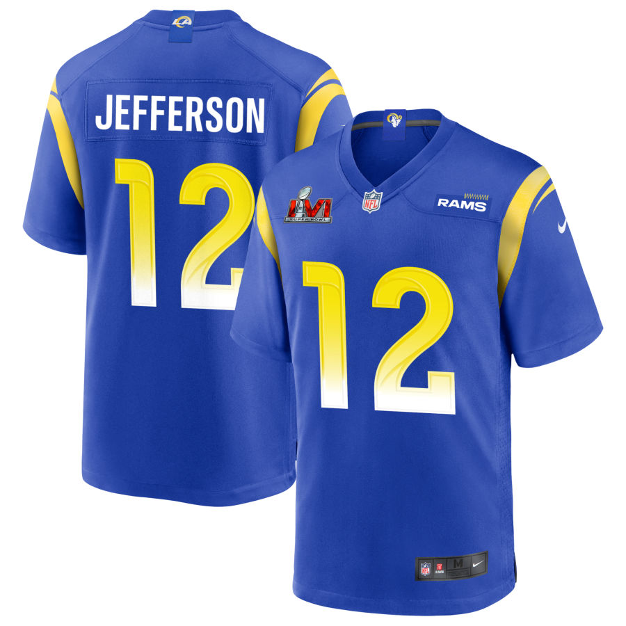 Van Jefferson Los Angeles Rams Nike Super Bowl LVI Game Jersey - Royal