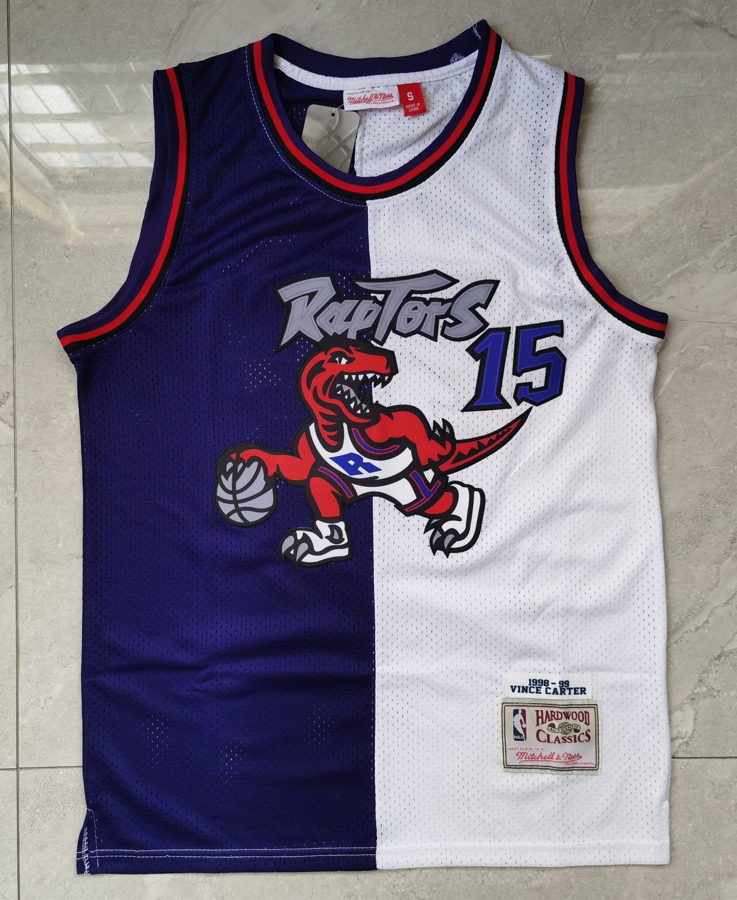 Men's Toronto Raptors Vince Carter 1998-99 Hardwood Classics Swingman Jersey