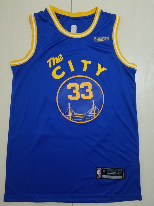 Men's Golden State Warriors James Wiseman #33 Blue Swingman Player Jersey