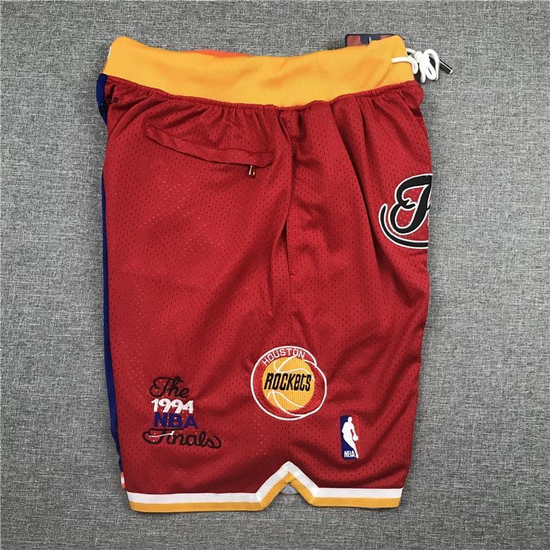 1994 NBA Finals Basketball Shorts Houston Rockets & New York Knicks