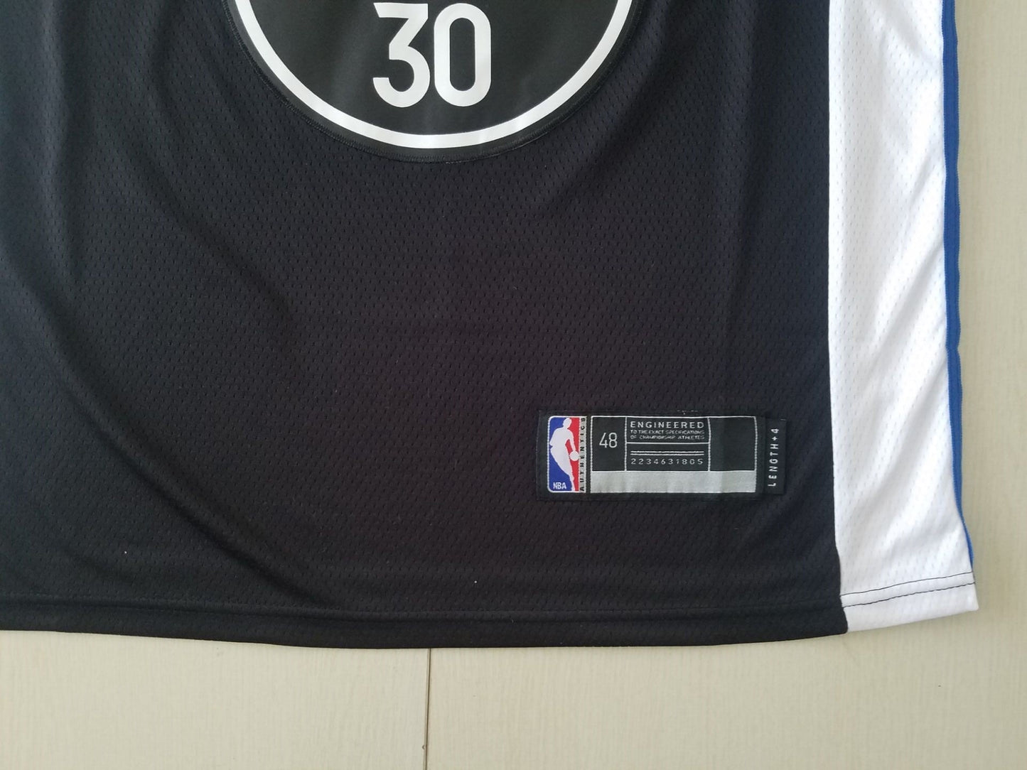 Stephen Curry #30 Swingman-Trikot der Golden State Warriors für Herren in Schwarz