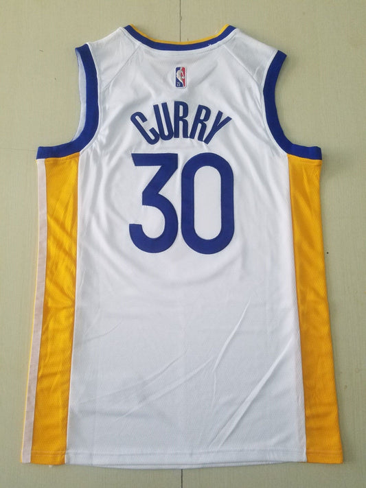 Stephen Curry White Fast Break Replica-Spielertrikot der Golden State Warriors für Herren